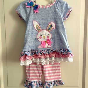 Infant/Toodler Cropped pant set, sz 24 months